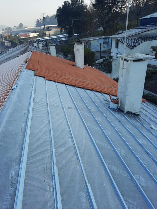 Depois — Recuperação de cobertura — Jet Construções